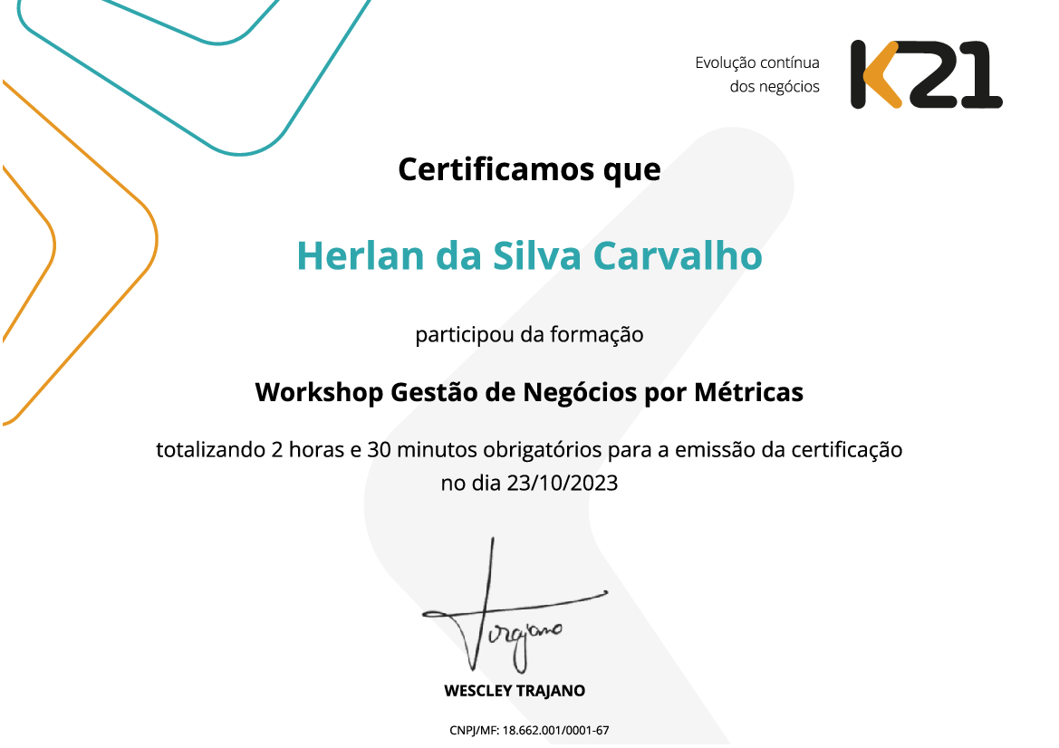 Certificado K21